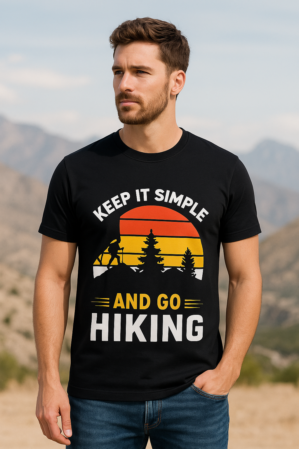 Round Neck Hiking T-shirt